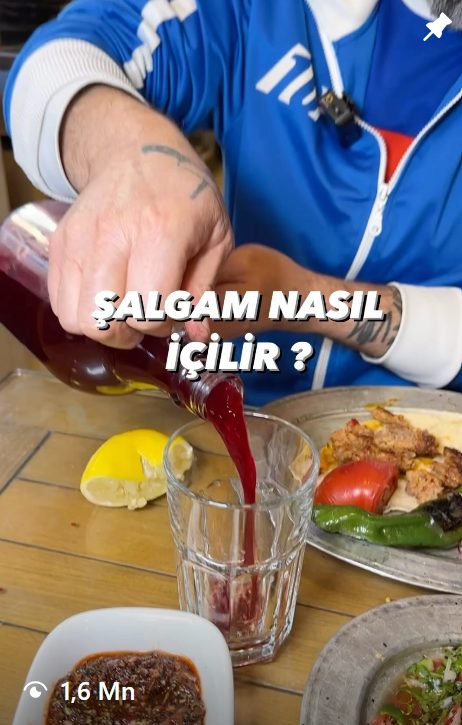 Şalgam nasıl içilir — Suat Usta Instagram reels