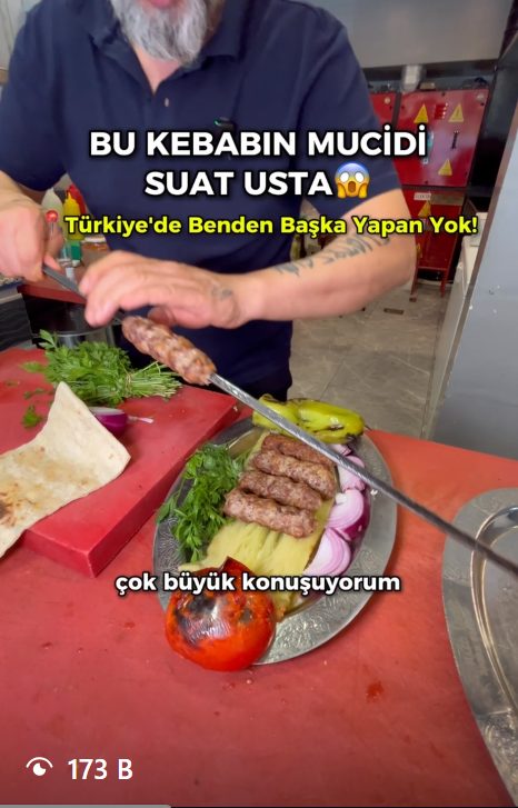 Bu kebabın mucidi Suat Usta — Instagram reels